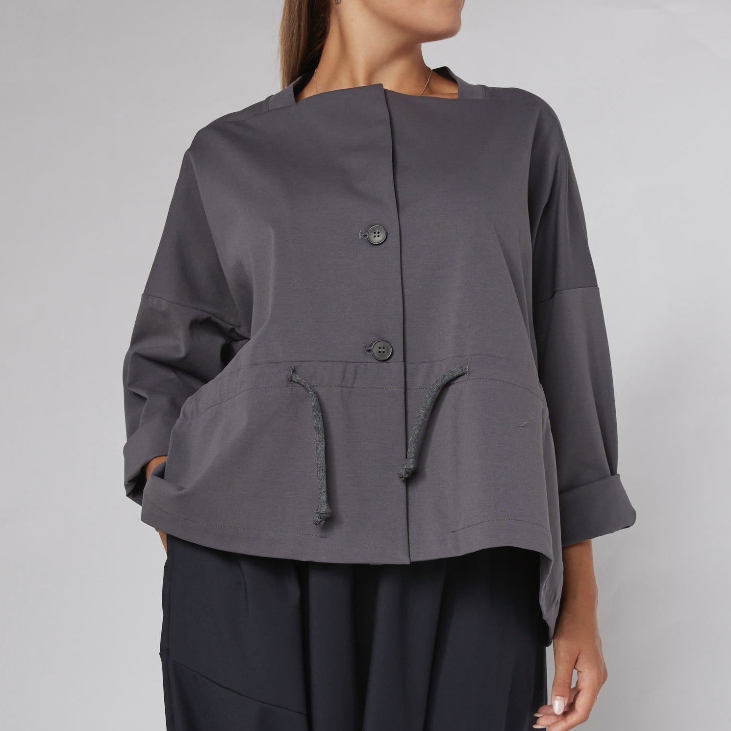 WOMEN JACKET  GRAY - 224255