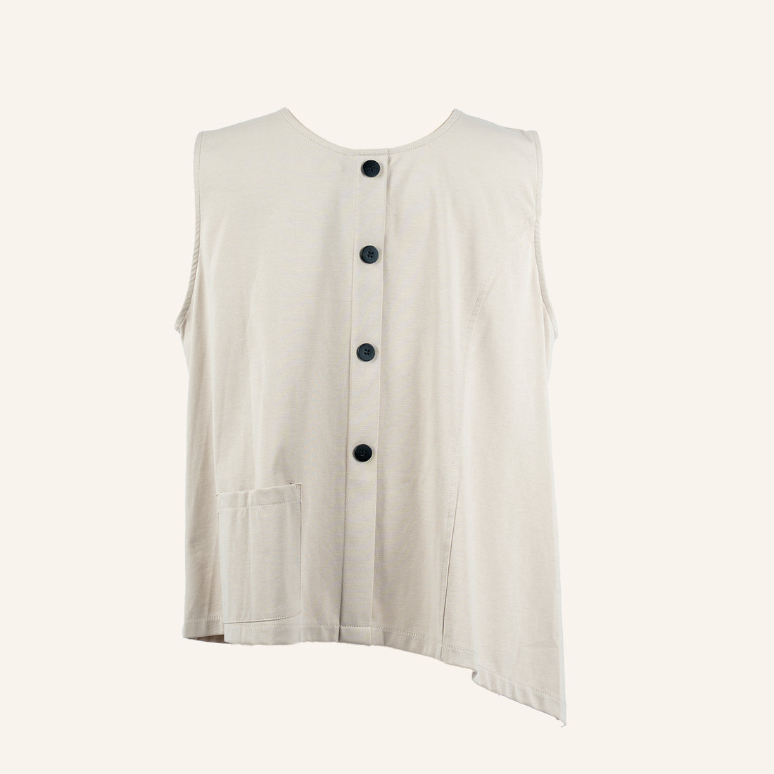 Gilet - Beige - 9046