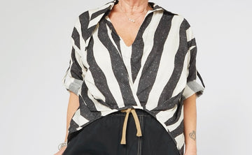 WOMAN T-SHIRT - BLACK & WHITE - 226056
