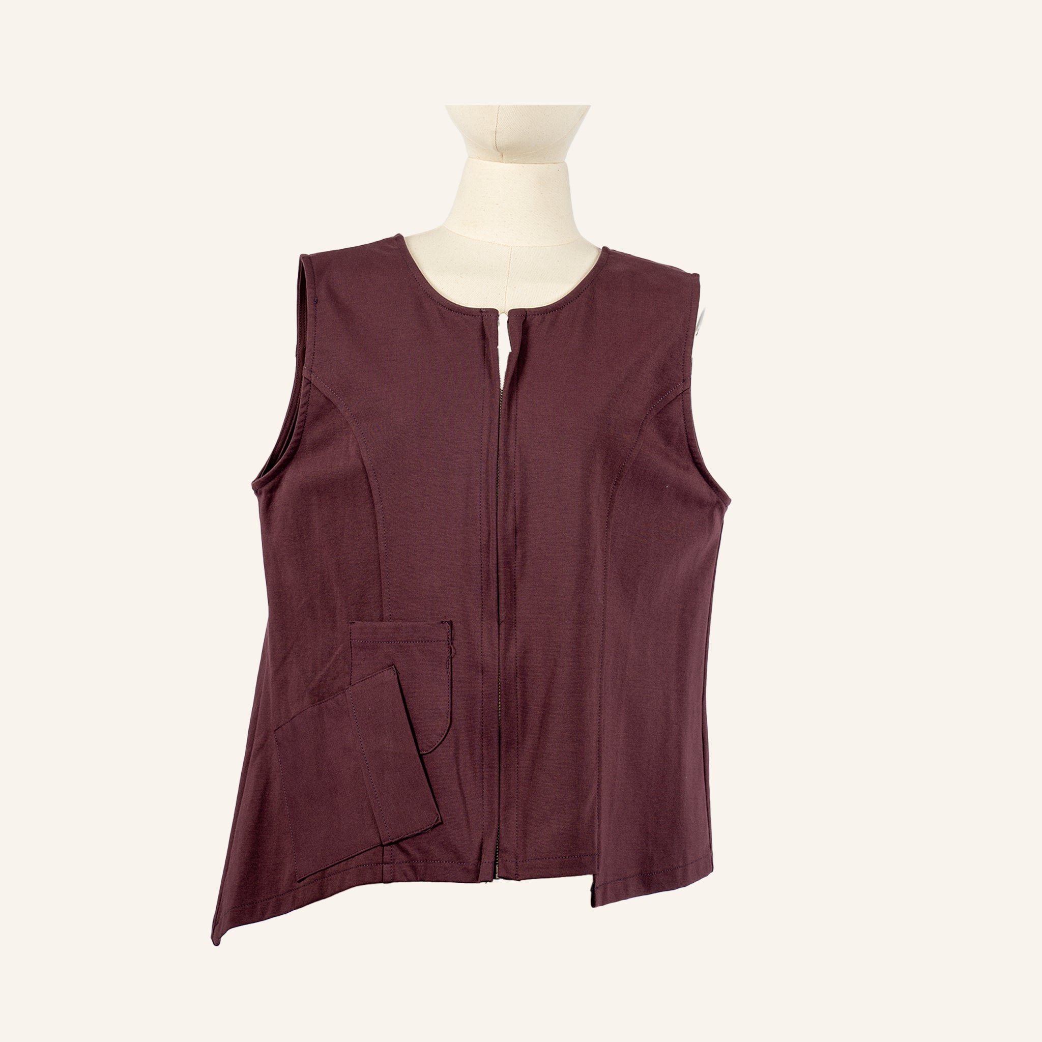 Gilet - Purple - 9046