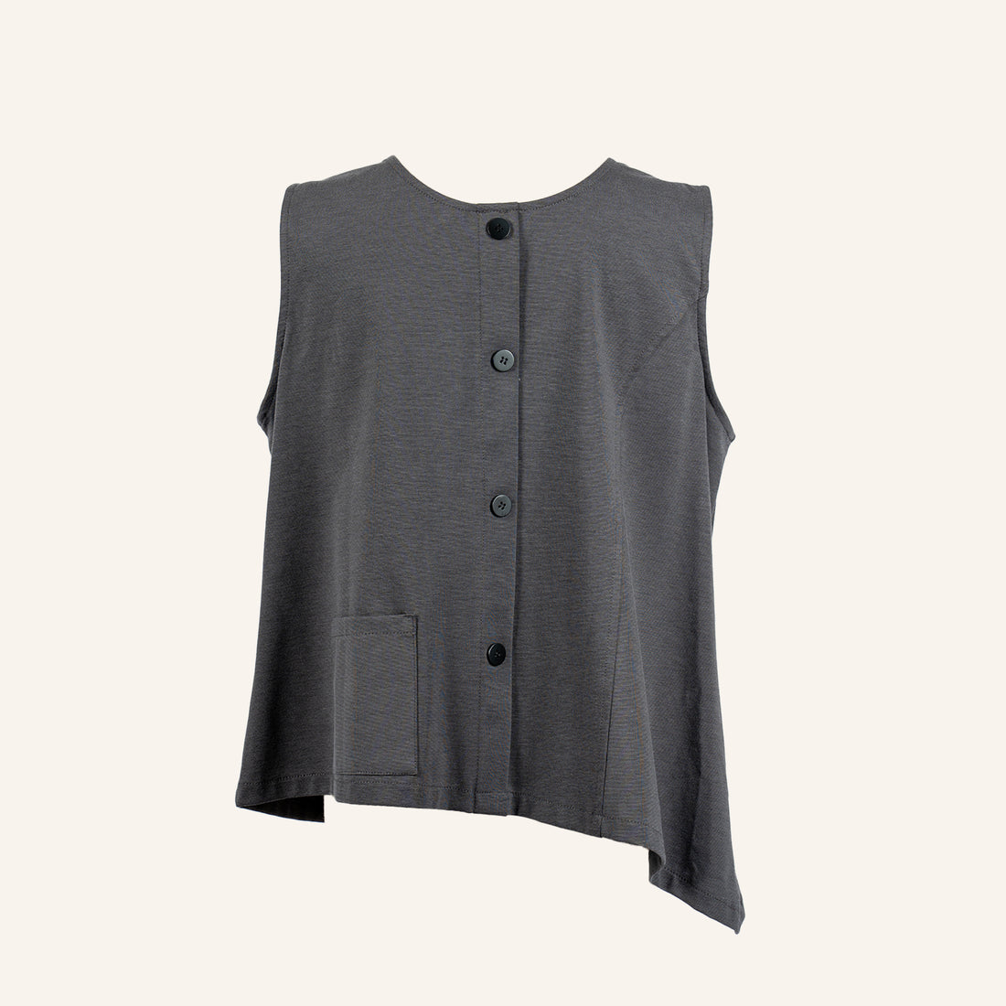 Gilet - Gray - 9046