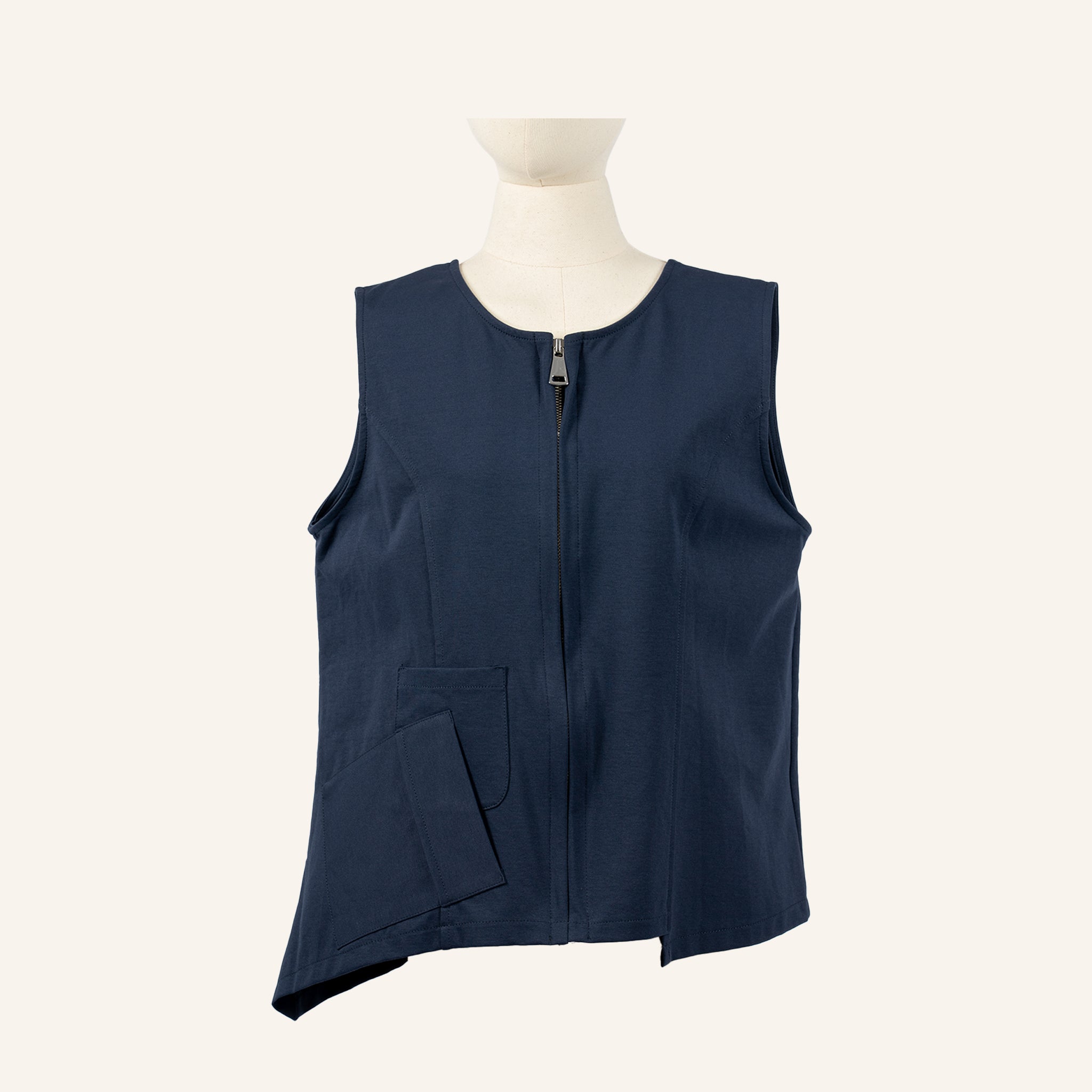 Gilet - Navy Blue - 9046