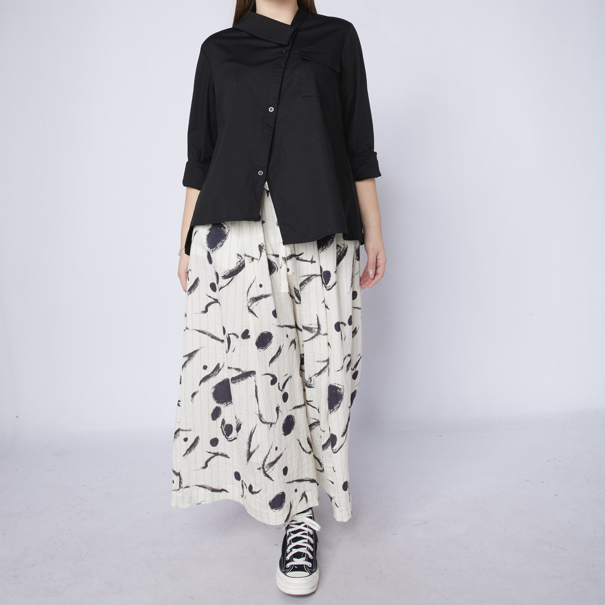 WOMAN TROUSERS - CREAM - 240302