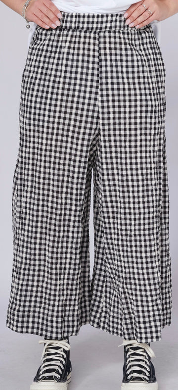 WOMAN TROUSERS - BLACK & WHITE - 240456