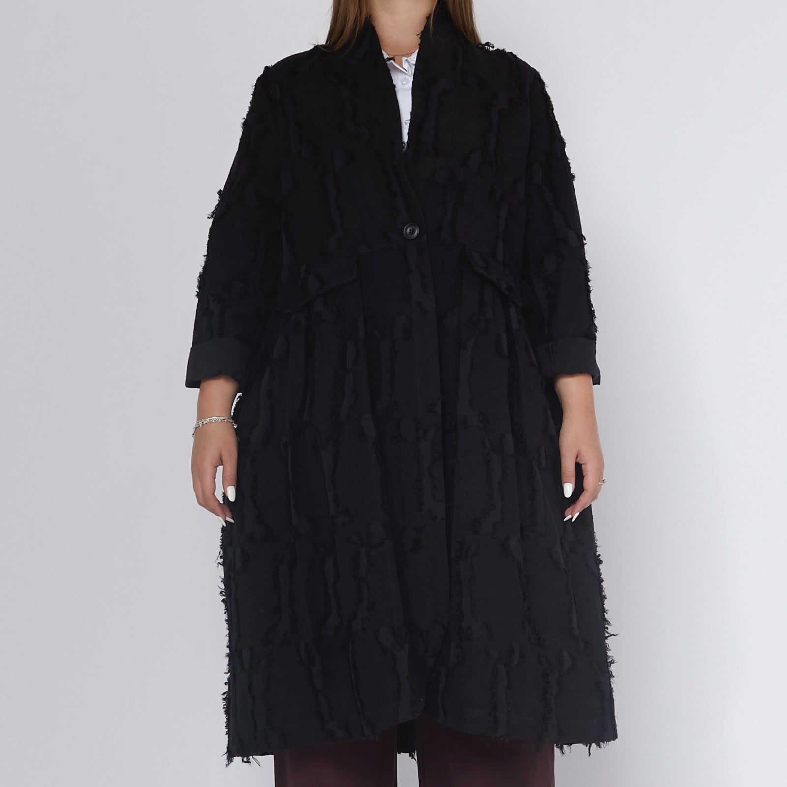 WOMAN COAT - BLACK - 240549
