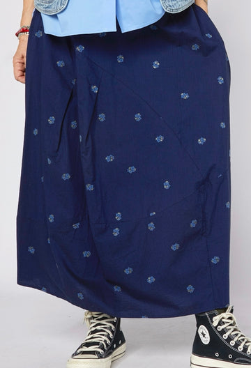 WOMAN SKIRT - DARK BLUE - 240705