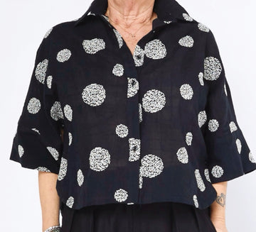WOMAN SHIRT - BLACK & WHITE - 240797