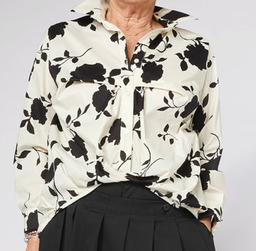 WOMAN SHIRT - BLACK & WHITE - 240869