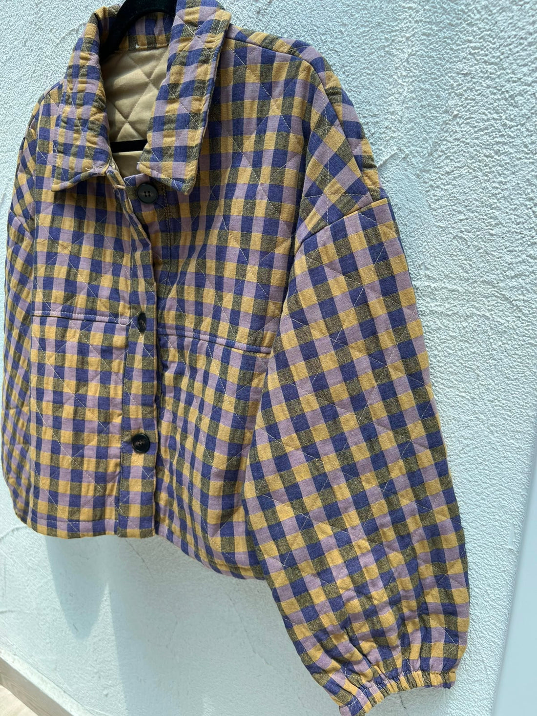 MANTEAU PANCHO - BLUE & YELLOW- 1100939-30065T
