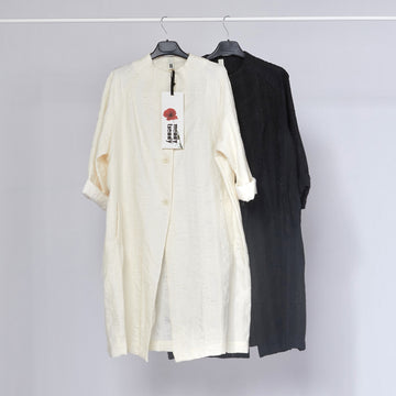 WOMAN COAT - OFF WHITE - 250449