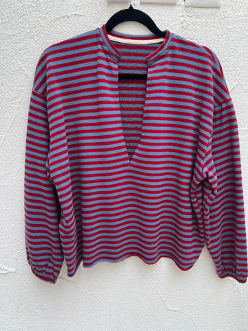 SWEAT - BLUE & RED - 11011104-97027