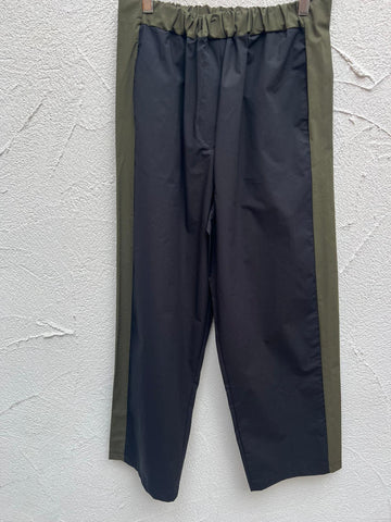 PANTALON - BLACK & ARMY GREEN - 9500297-PARA