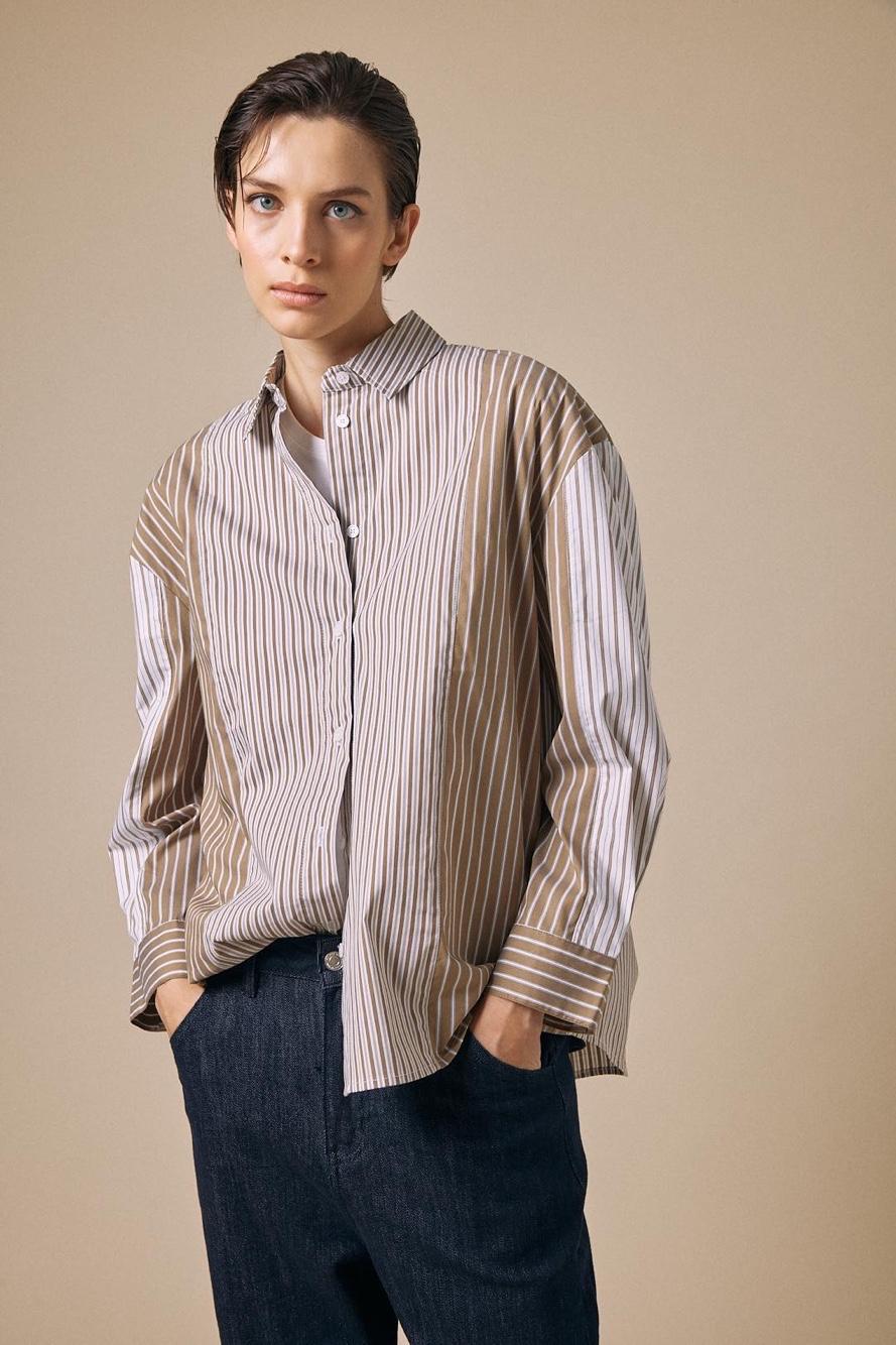 CAMICIA - BEIGE - 25MD7378