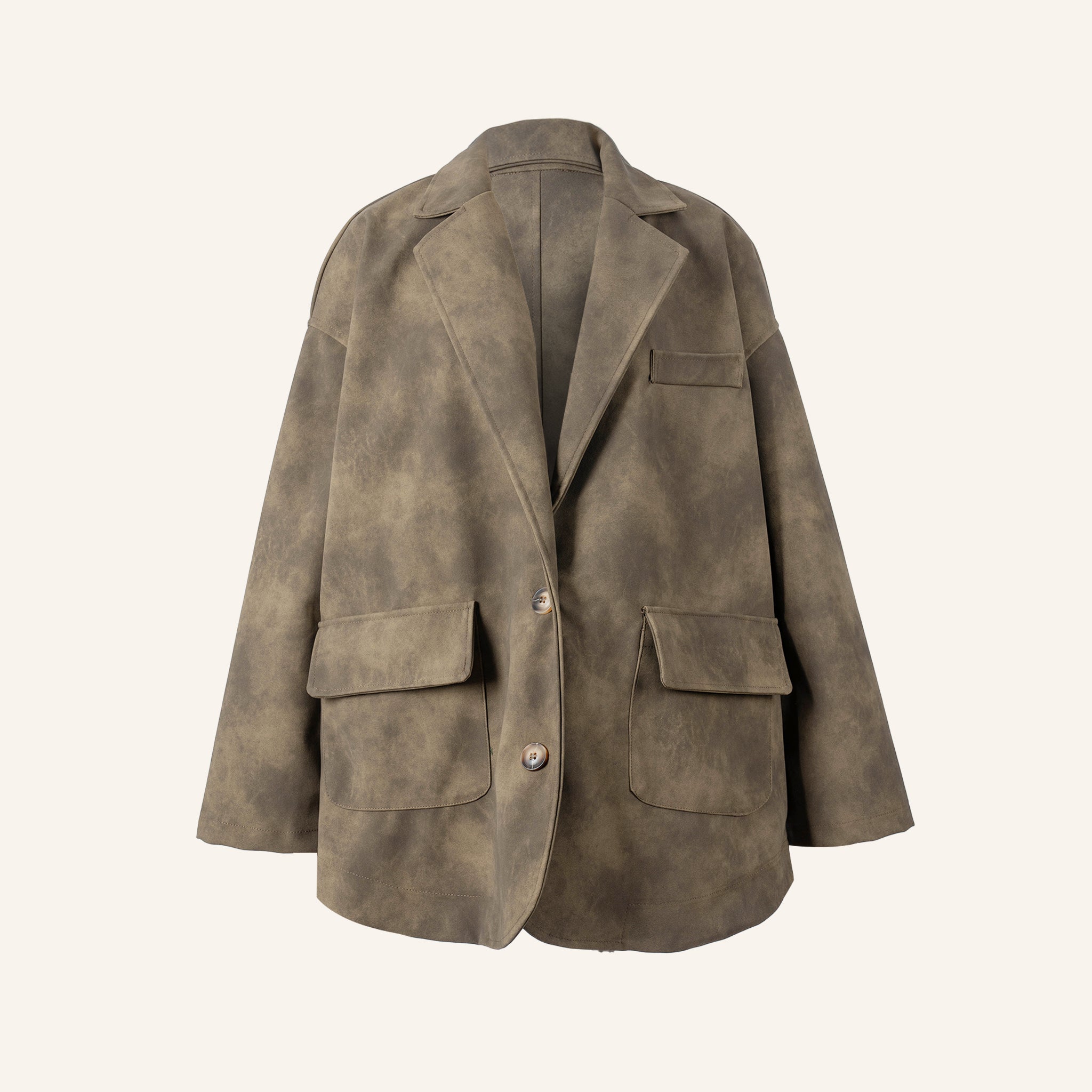 VESTE GILET - OLIVE GREEN - 9851