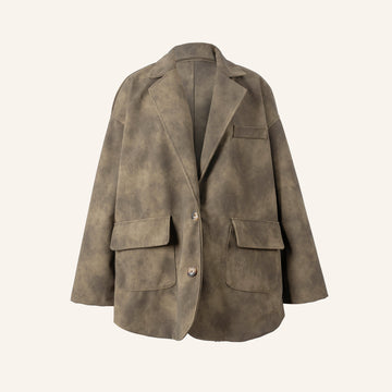 VESTE GILET - OLIVE GREEN - 9851
