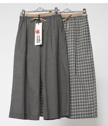 WOMAN TROUSERS - BLACK & GRAY - 260151