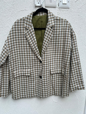 VESTE GILET - OLIVE GREEN - c020018-5698