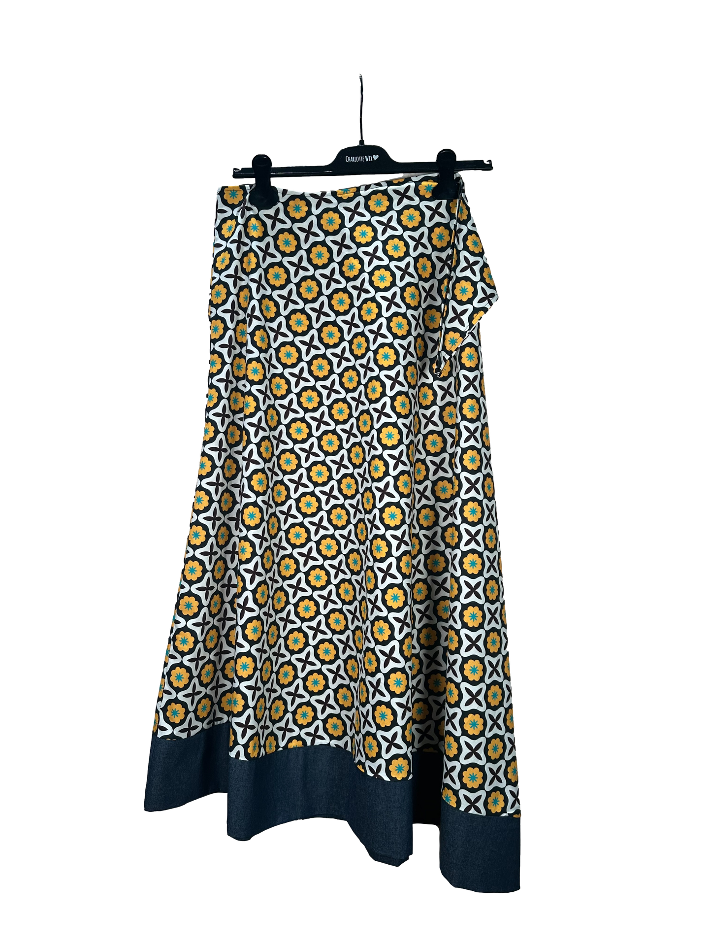Pareo Skirt Printed Popeline- Capri Yellow