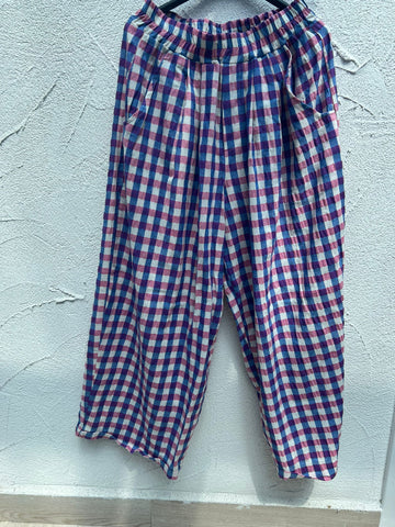 PANTALON - PURPLE, PINK, BLUE & WHITE - 9500360a30065
