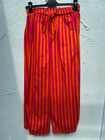 PANTALON - PURPLE & ORANGE - 83341