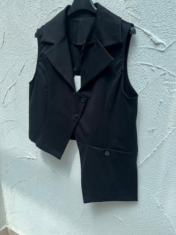 GILET DA DONNA - BLACK - 9318
