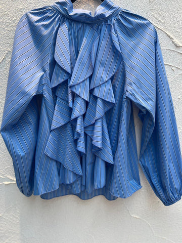 CAMICIA - BLUE & BLACK - H4672-C19