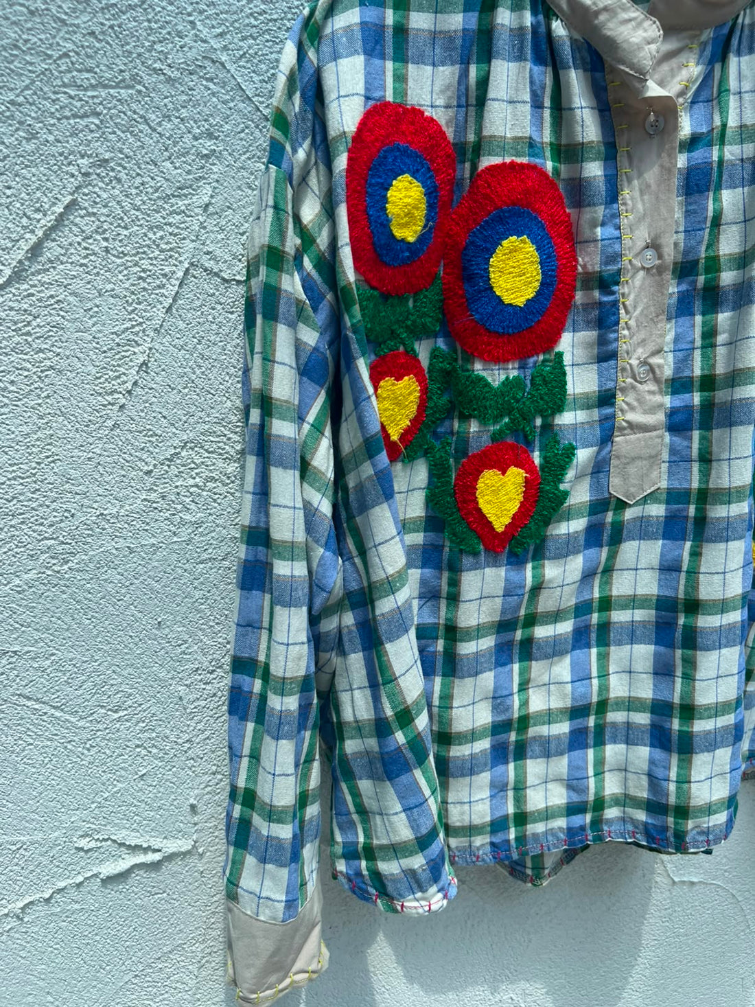 CHEMISE/TUNIQUE INDE - PURPLE, WHITE & GREEN - 11011201-30098