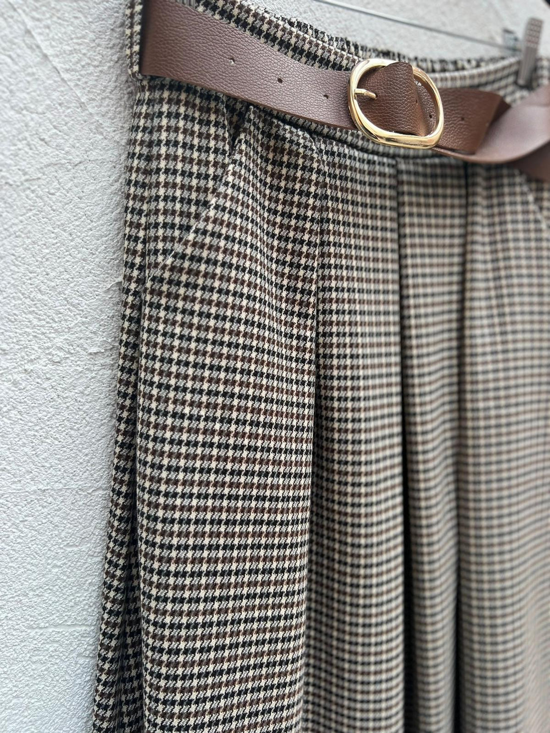 JUPE/SKIRT - BROWN & BLACK - 52123PO6