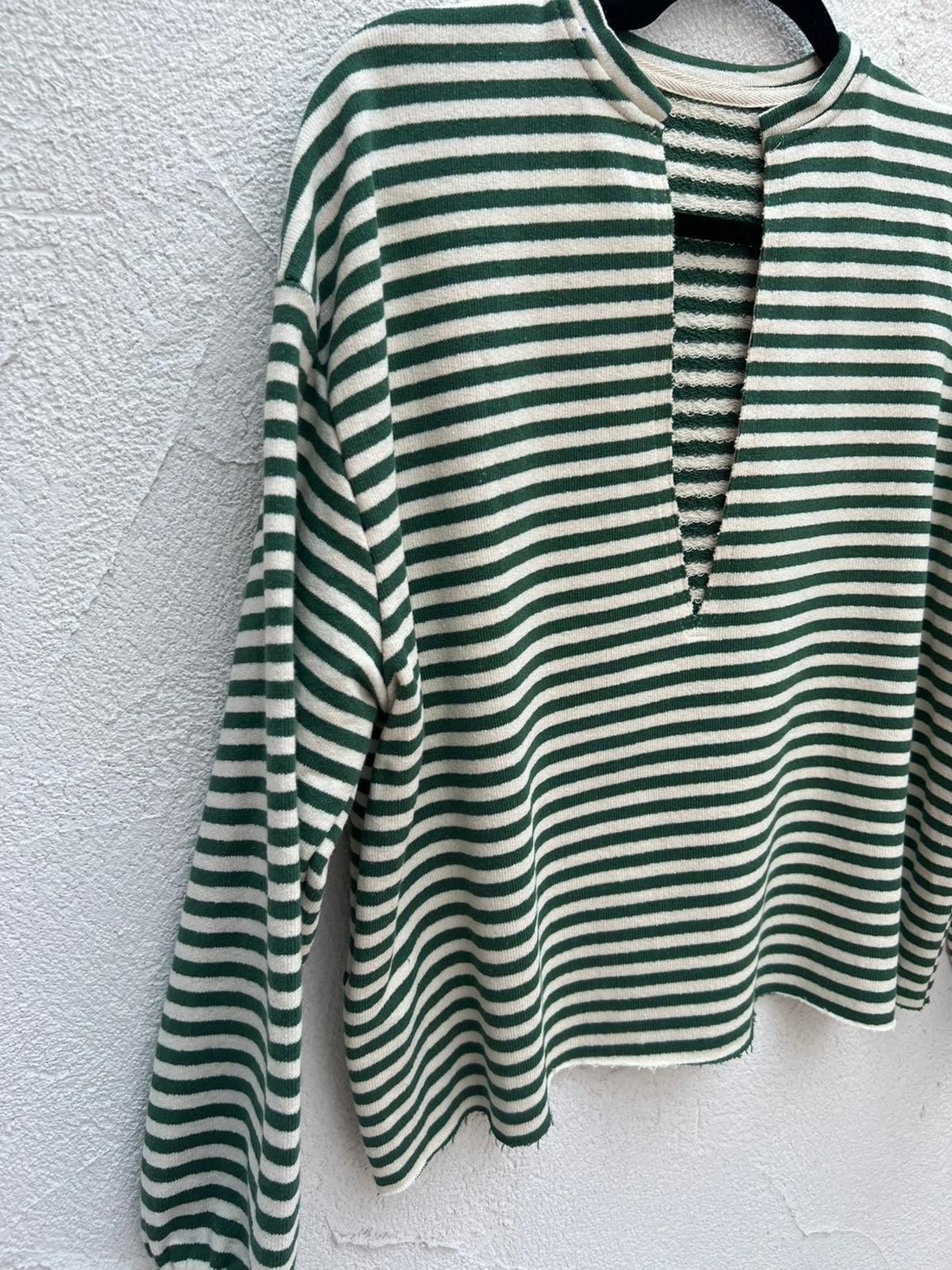 SWEAT - WHITE & GREEN - 11011104-97027