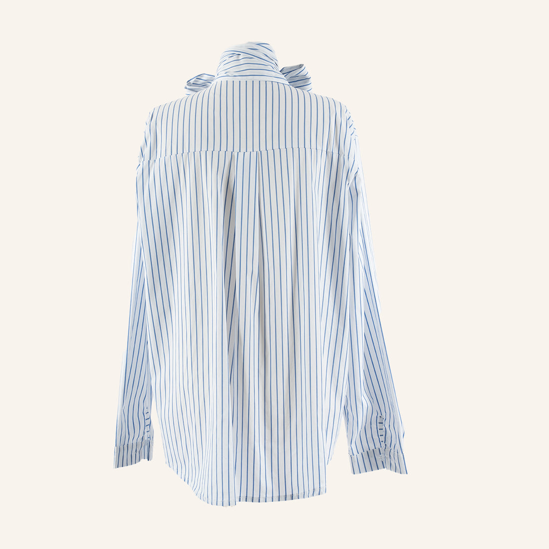 CHEMISE/TUNIQUE - WHITE & SKY BLUE - 05925PNST