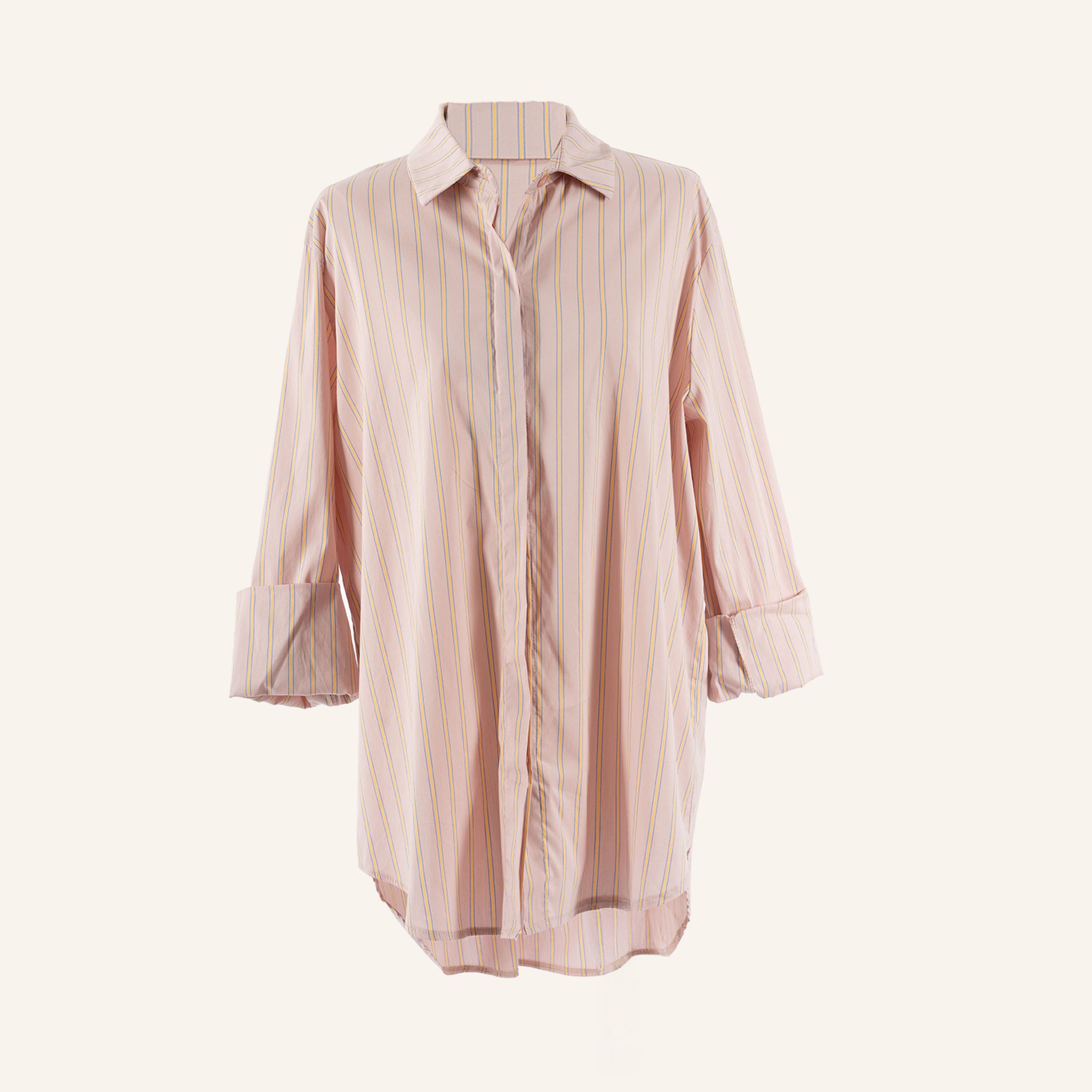 CHEMISE/TUNIQUE - LIGHT PINK & YELLOW - 50320PN12A