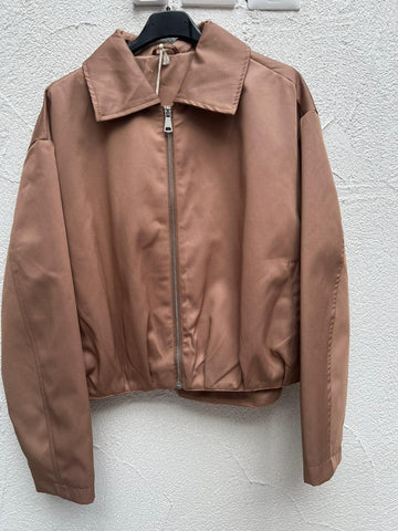 WOMEN'S JACKET - DARK BEIGE - DL30182