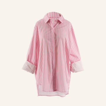 CHEMISE/TUNIQUE - WHITE & PINK - 50320P07