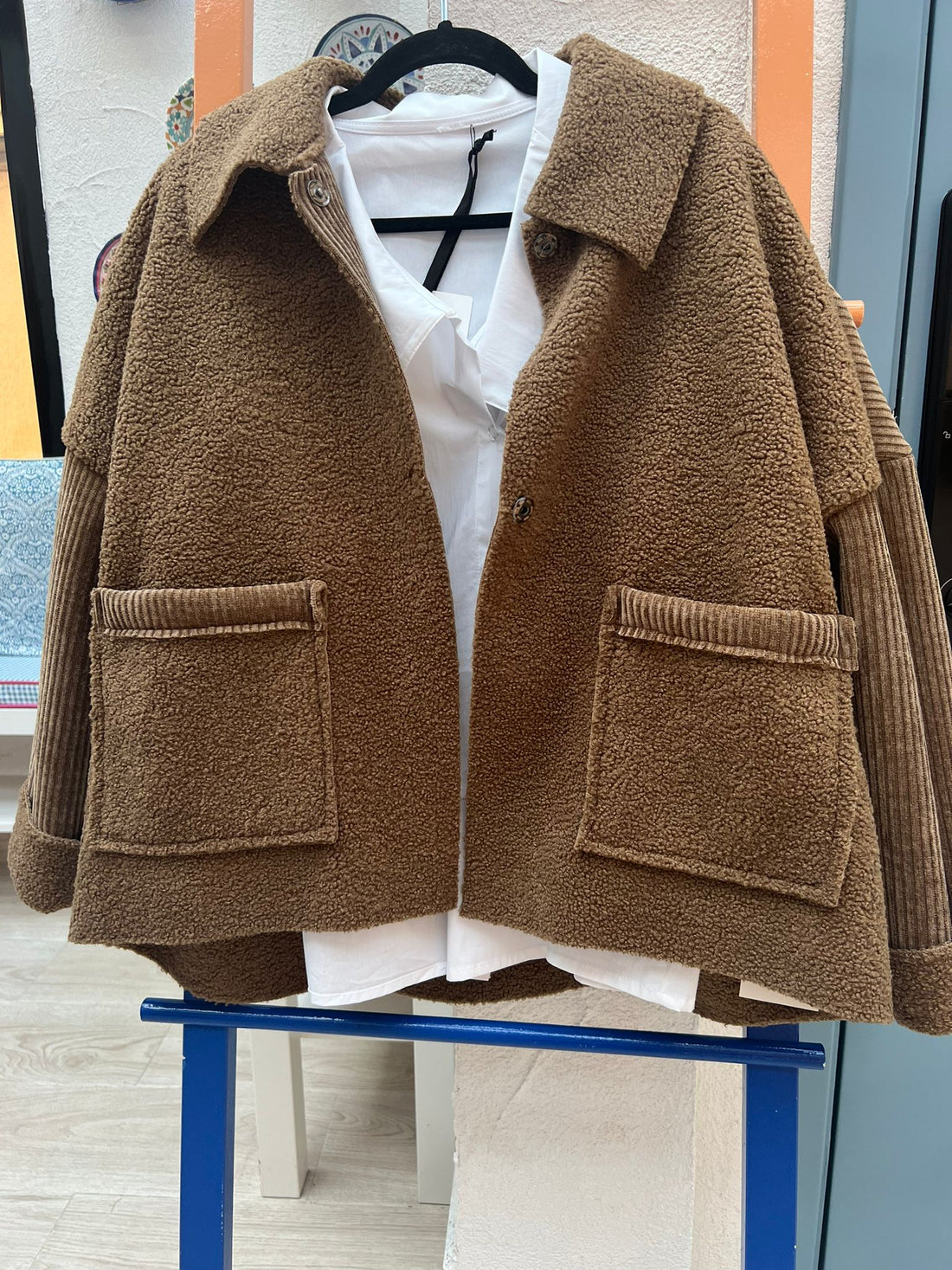 VESTE GILET - BROWN - 6340