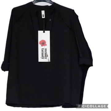 BLACK BLOUSE - 219107