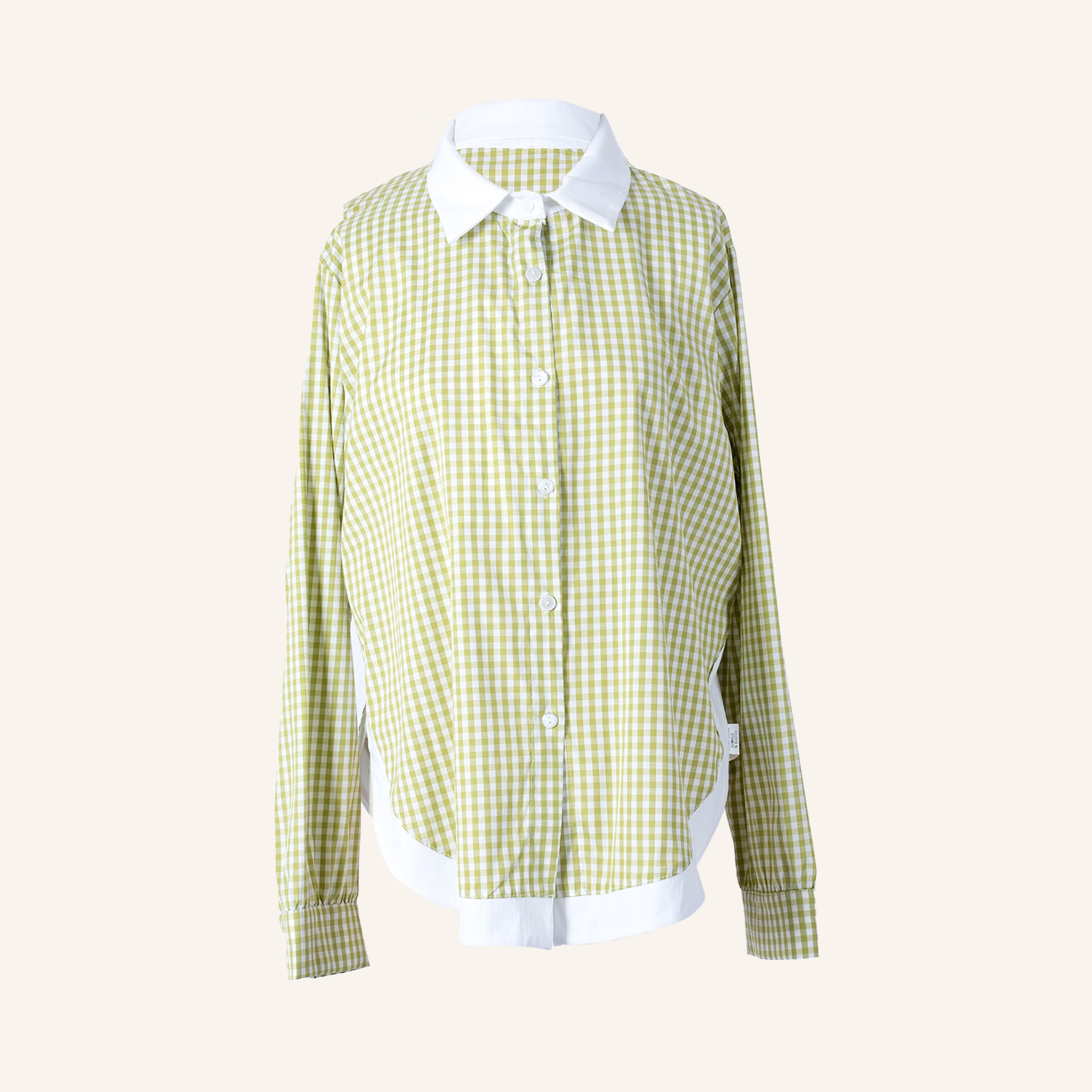 CHEMISE/TUNIQUE - WHITE & GREEN - 33127