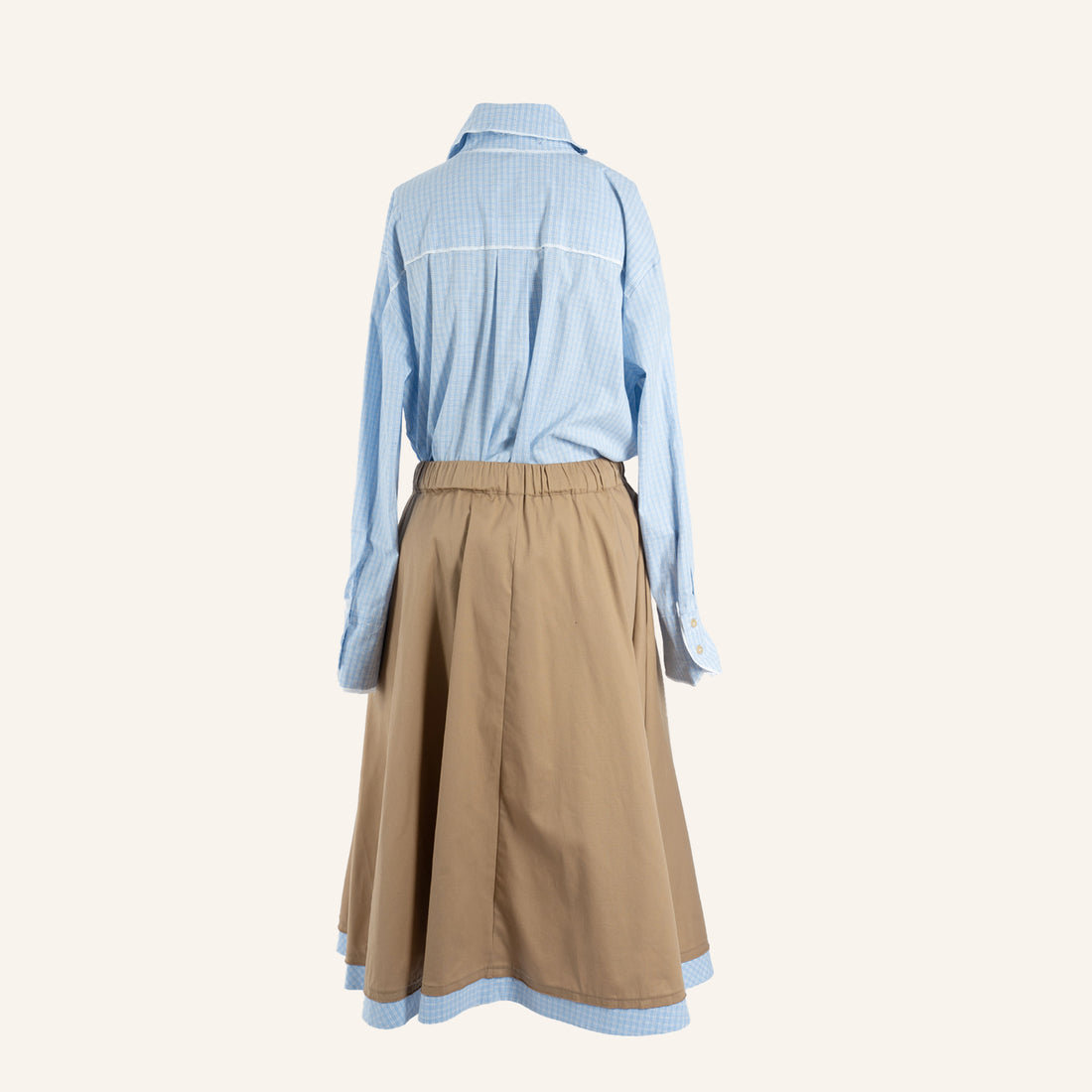 CAMICIA QUADRETTO T VIVO - SKY BLUE - 36119