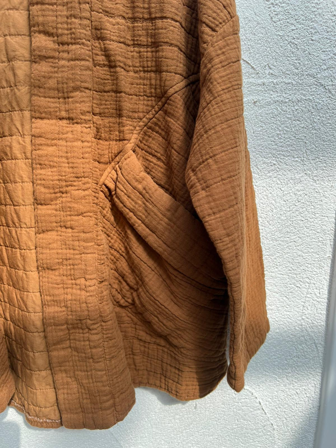 VESTE GILET - BROWN - 1100786-OG