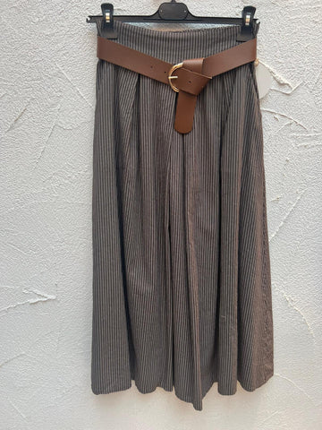 JUPE/SKIRT - DARK BROWN - 52123LEVST