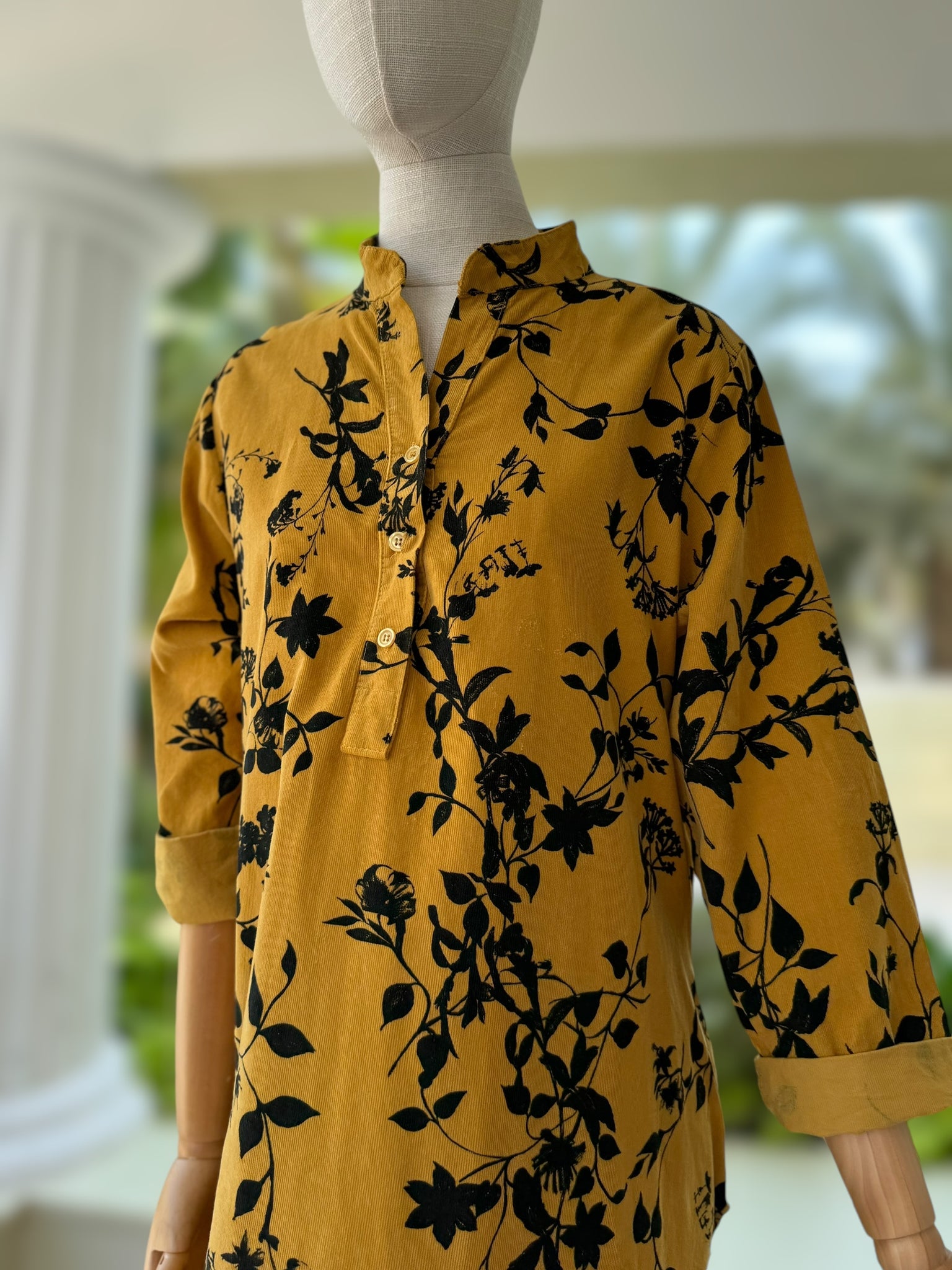 YELLOW LONG DRESS 72-23173