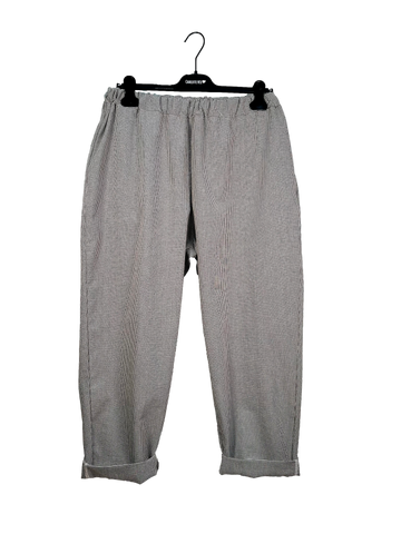 Buggy Pant Vichy Micro- Black/White