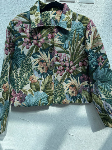 manteau pancho-Purple & Green-07324-jqst