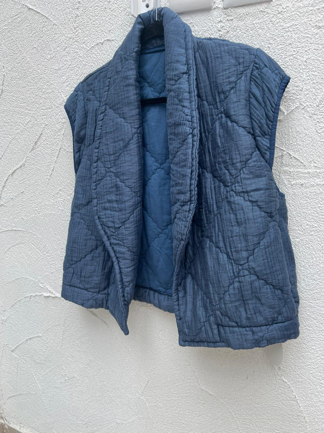 VESTE GILET - NAVY BLUE - 96014