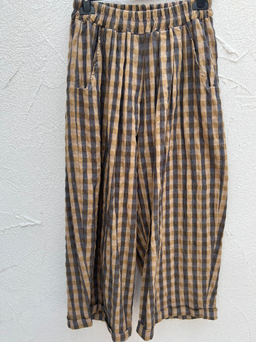 PANTALON - BROWN & GRAY - 9500360a-30065