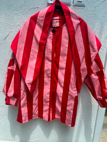 VESTE GILET - RED & PINK - ART-1101157-TOSC/ST
