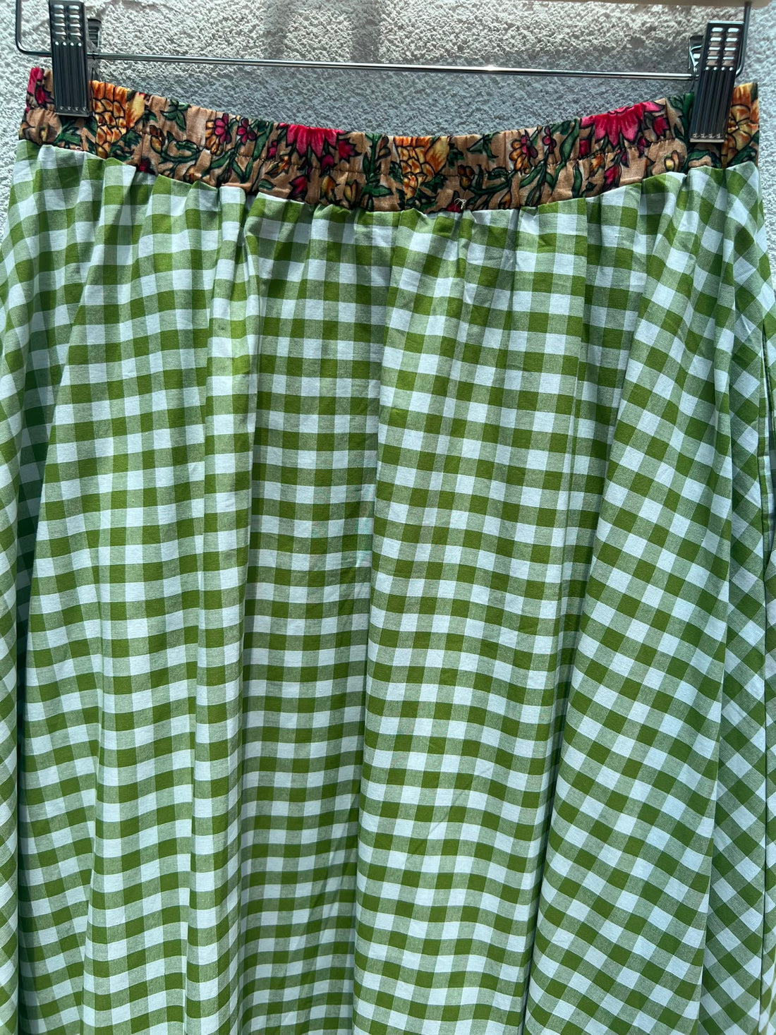 JUPE/SKIRT - WHITE & GREEN - 20241132-3087