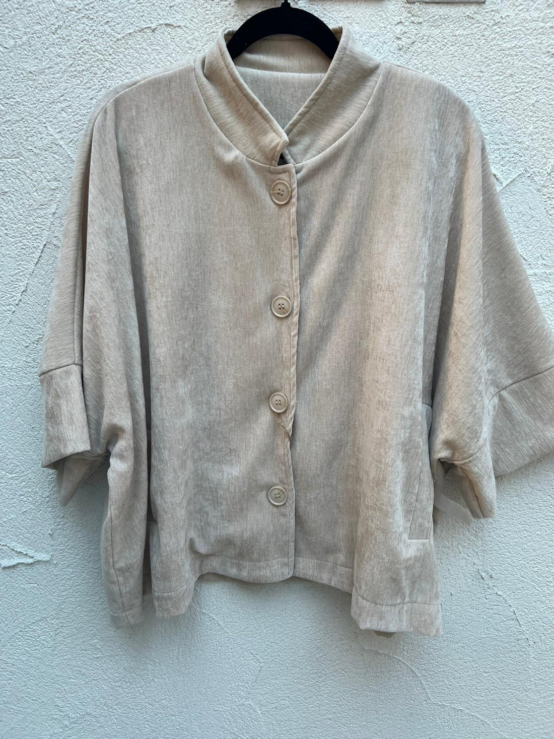 VESTE GILET - 77889 - BEIGE