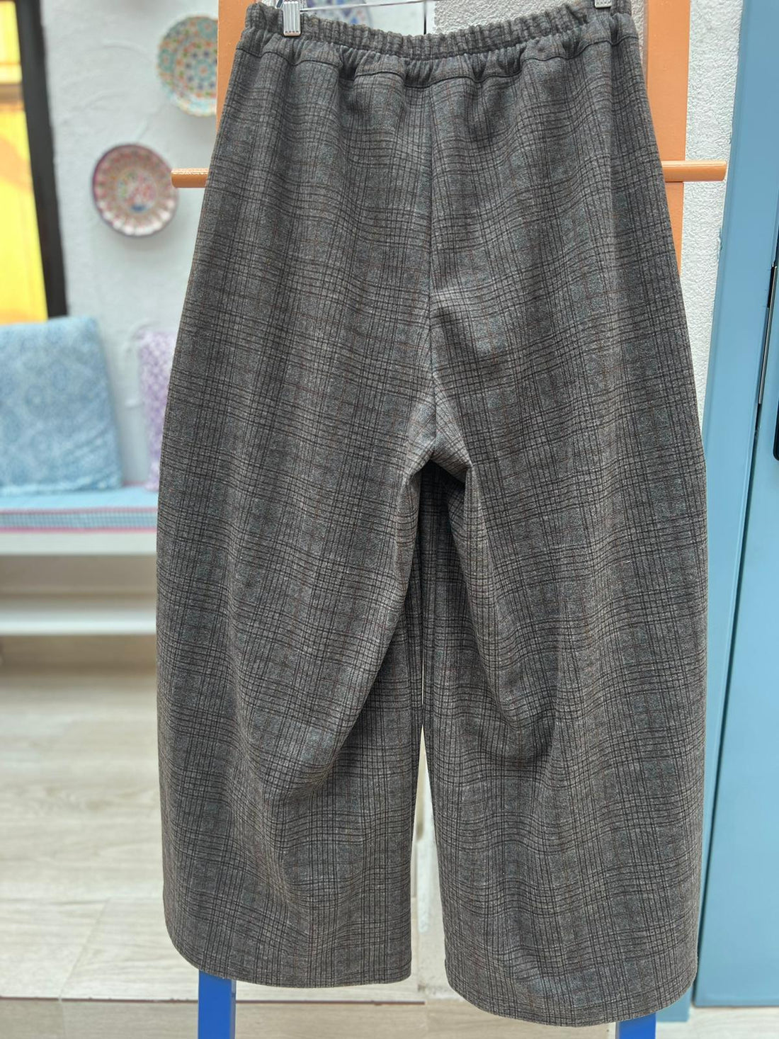 PANTALONE - BROWN & GRAY - 6449