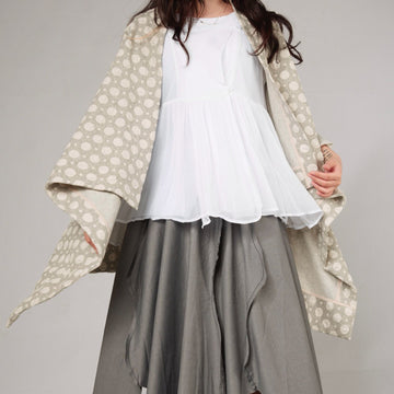 LIGHT GRAY CARDIGAN - 124007