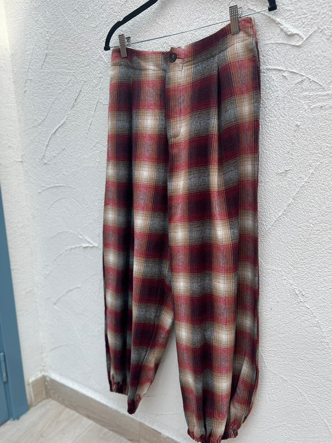 PANTALON - MAROON & GRAY - 9500448-SFUM